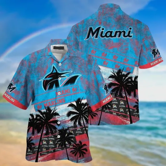 Discover Miami Baseball Team Marlinss Hawaiian Shirt