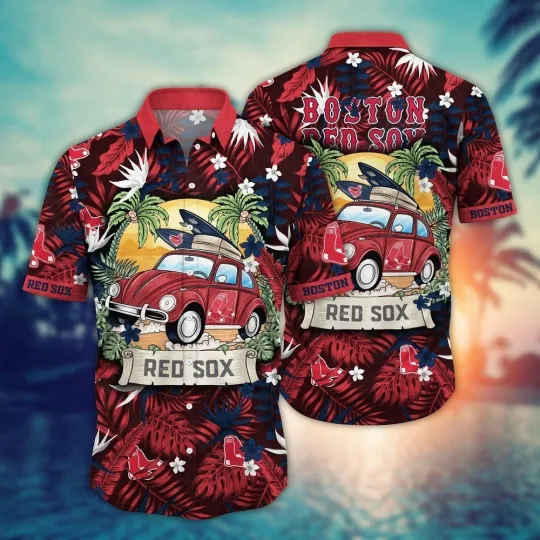 Discover Boston Baseball Team Redd Sox Hawaiian Shirt