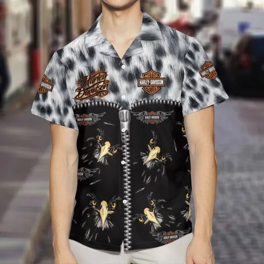 Hawaiian Shirt Haarleyy Davidson Hawaii Shirt