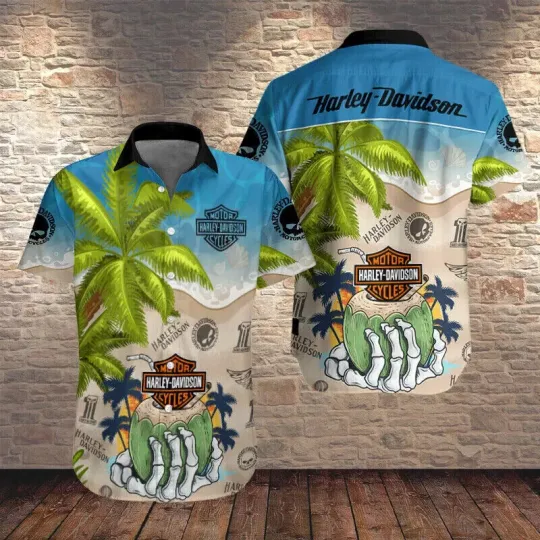 Haarleyy Davidson Hawaiian Shirt