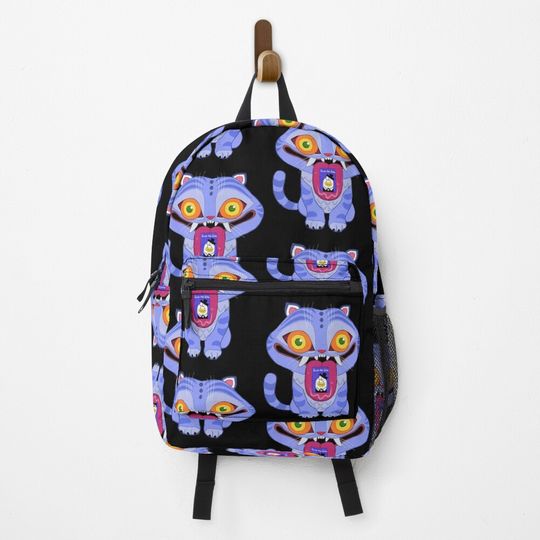 Discover Tiger Blue Funny Film Backpack, Back to School Fan Gift