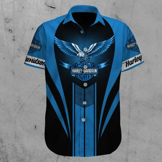 Discover Neon Haarleyy Davidson Hawaiian Shirt