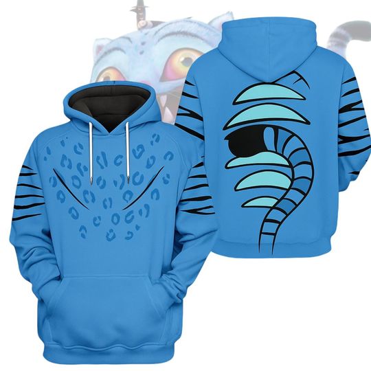 Derpy Tiger Costume Hoodie, Demon Hunter Cosplay 3D Hoodie, Derpy Demon Hunters Shirt