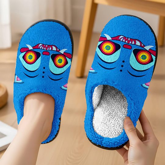 Discover Demon Hunter Kpop Tiger Derpy Slippers,The Tiger And Bird Demon Hunter Slippers, Kp0p Saja Boys, Huntrix Merch Gifts Slippers