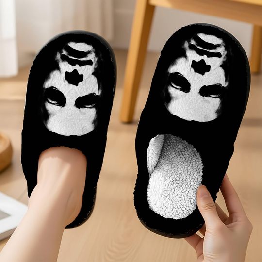 Michael Myers Cozy Slipper Spooky Season Party Slipper, Trick Or Treat, Horror Halloween Movie Fan Slipper, Comfortable House Shoes