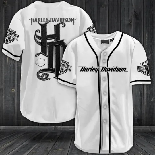 Discover Harley Motor Davidsonn Baseball Jersey