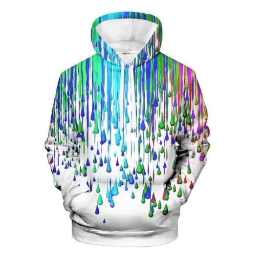Discover New Paint Streetwear 3D Printed Hoodie Sweatshirt for Women and Men