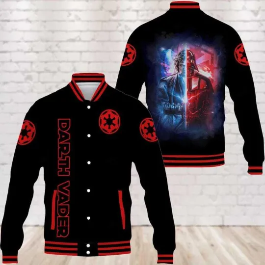 Discover Star Wars Darth Vader, Anakin Skywalker Disney Movie Varsity Baseball Jacket