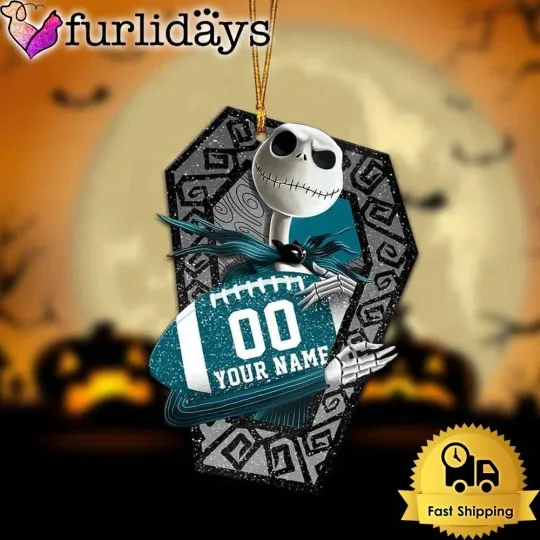 Discover Personalized Jacksonville Football Team Jaguars Jack Halloween Ornament Gift