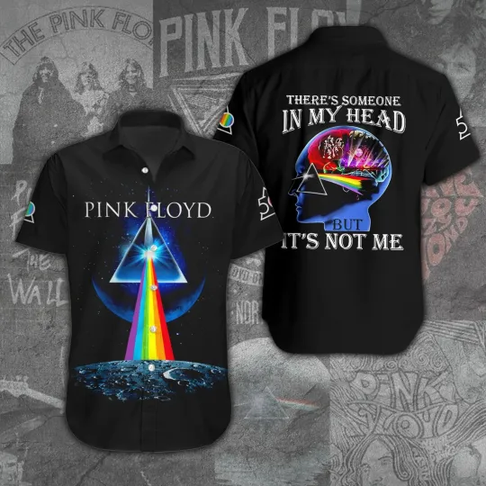 Pink Floyd Short Sleeve Hawaiian Shirt