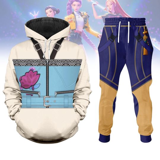 Joey Kpop Demon Hunters Hoodie, Men Joggers, Huntrix Demon Hunters Shirt, Joey Cosplay Costume, Saja Girl Shirt, Halloween Gifts