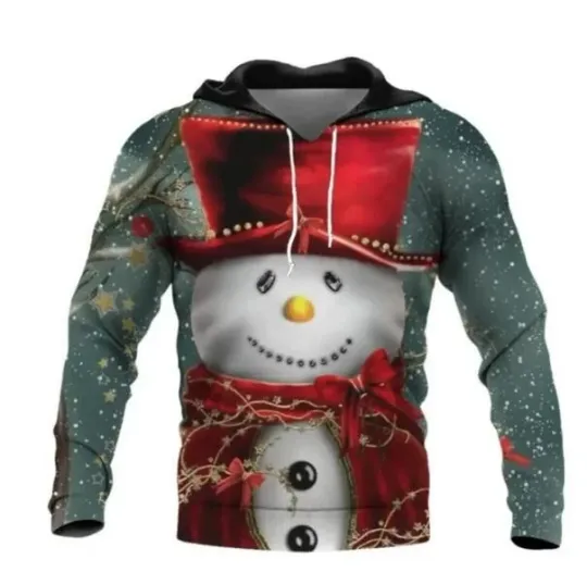 Discover 3D Print Christmas Hoodie - Harajuku Fashion Sweatshirt Pullover
