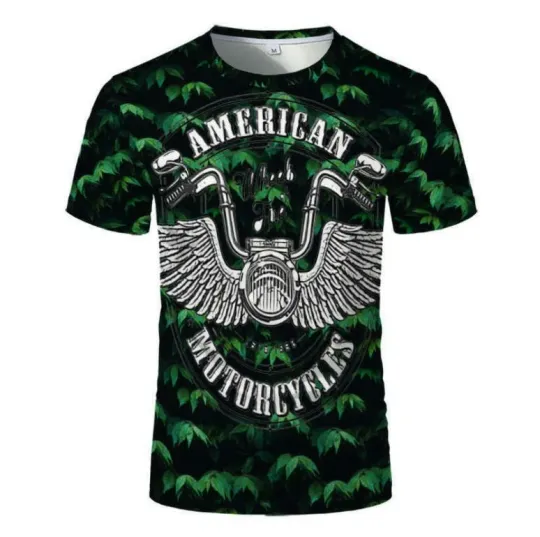 Discover Motorcycle Motor Motorcycle Motorcycle 3D Streetwear T-Shirt Shirt Muscle Shirt
