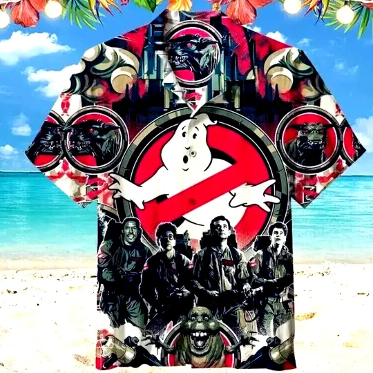 Ghostbusters Hawaiian Shirt Summer Men’s Clothing