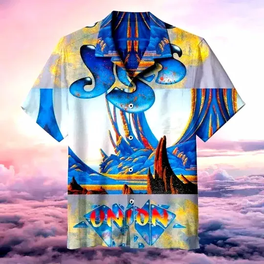 Classic Rock Band Unisex Hawaiian Shirt, Summer Beach Casual