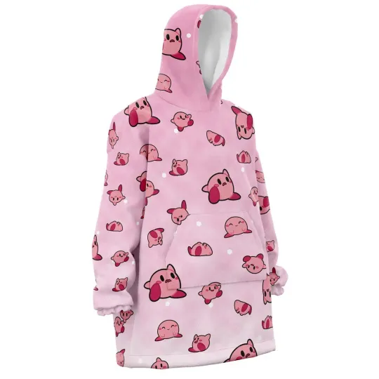 Discover Pattern Hoodie Blanket Oversized Wearable Soft Warm Cozy Anime Gift