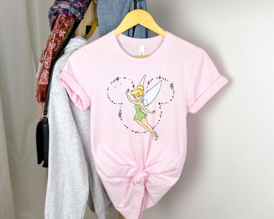 Tinkerbell Mickey Ear Disney T-Shirt, Disney Tinkerbell Sweatshirt, Disney matching family Tee, Matching Women Gifts, Tinkerbell Hoodie