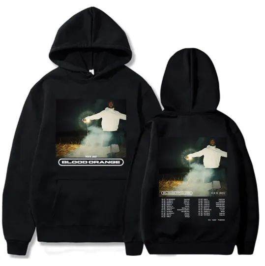 Discover Blood Orange Hoodie - Tour 2025 Graphic Pullover for Music Lovers