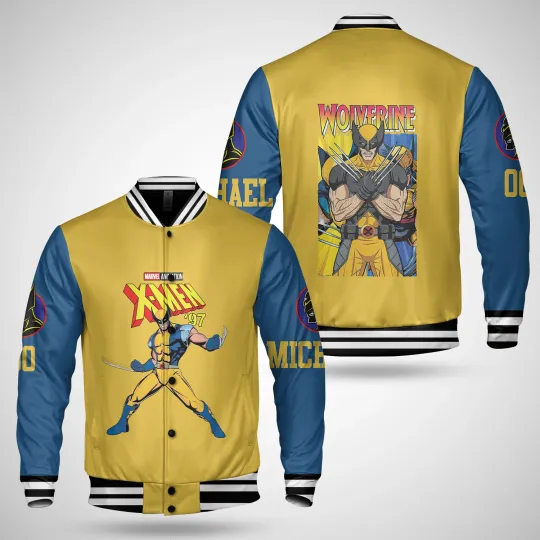 Personalized Wolverine X-Men '97 Baseball Jacket