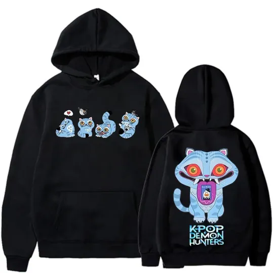 KPop Demon Hunters Derpy Tiger 2025 Hoodie Double-Sided
