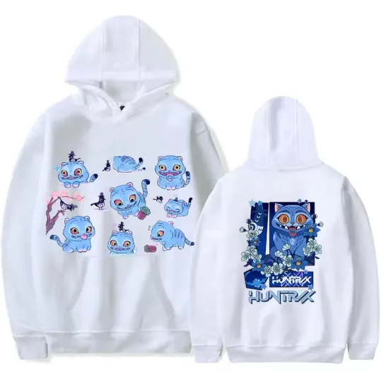 KPop Demon Hunter Derpy Tiger & Sussie Bird Hoodie Double-Sided