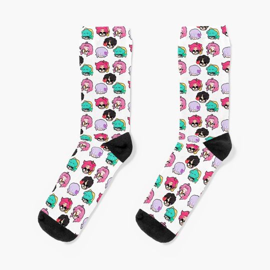 Discover Saja Boys - Group Chibi Socks