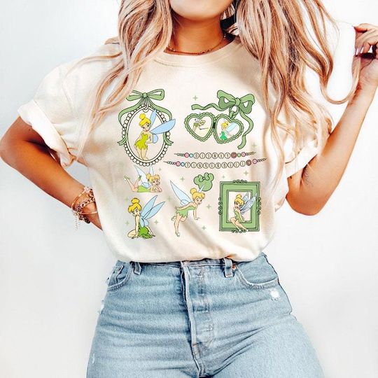Discover Disney Tinker Bell Shirt, Fairy Magical Shirt, Minnie Ear Disney Shirt, Disneyland Vacation Shirt, Disneyland Girl Shirt