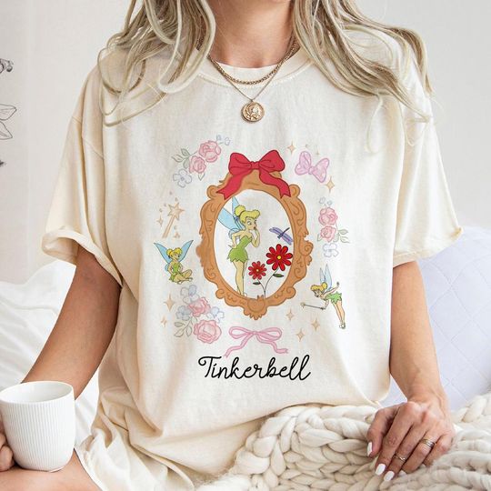 Discover Vintage Disney Tinker Bell Shirt, Tinkerbell 1953 Neverland Shirt, Peter Pan Shirt, Fairy Magical Shirt