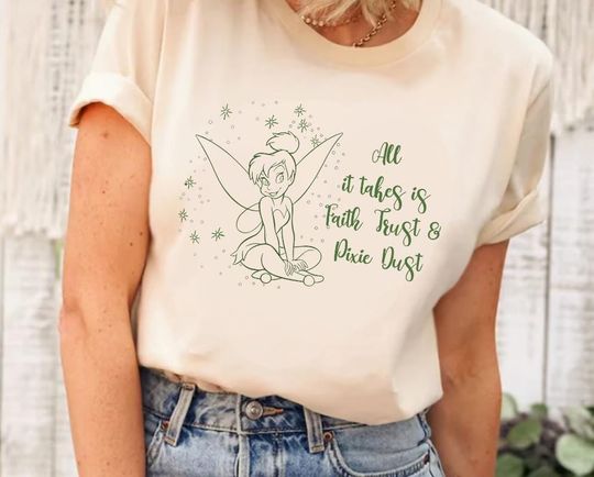 Discover Disney Princess TinkerbellShirt, Disney Tinkerbell Shirt, Tinkerbell Mickey Shirt, Tinkerbell Shirt, Tinkerbell Disney Princess Shirt