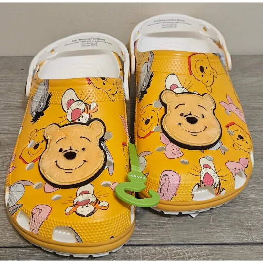 Disney Parks Winnie The Pooh Tigger Eeyore Piglet Adult Clogs