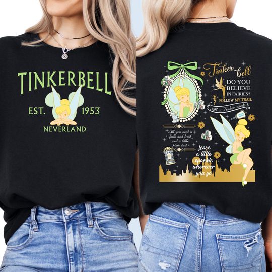 Discover Tinkerbell Shirt, Disney Princess Tee, Family Matching Shirt, Magical Vacation Apparel, Cute Tinkerbell Gift