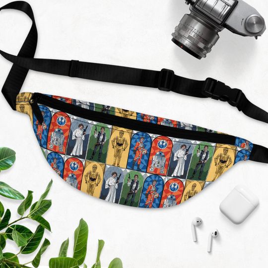 Original Space Galaxy Wars Stained Glass Fanny Pack- Disneyland - Disney World- Disney Bounding - Galaxy's Edge