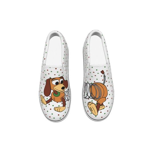 Slinky - Dog - Toy Story - Disney Bounding - Rainbow - Women's Slip On Sneakers