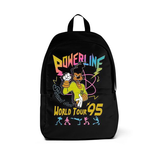 Disney Powerline Backpack, Disney Bag, Powerline Movie, Goofy Backpack, A Goofy Movie, Gift for Goofy Lover, Disney Backpack