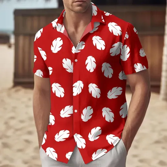 Discover Lilo And Stitch Hawaiian Shirt, Cartoon Movie Shirt, Magic Kingsom Shirt, Disneyland Vacation Shirt