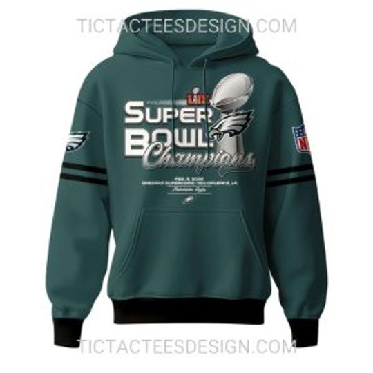 Philadelphia Eagles Super Bowl LIX Champions Hoodie, Gift for Fan