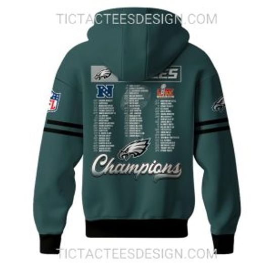 Philadelphia Eagles Super Bowl LIX Champions Hoodie, Gift for Fan