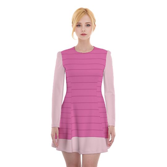 Piglet Costume Long Sleeve Dress - Halloween Dress - Cosplay Costume