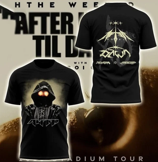 Discover Trending Weeknds 2025 Tour AOP 3D T-Shirt