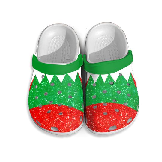 Unisex Christmas Holiday funny character Clogs, Fuzzy Clogs