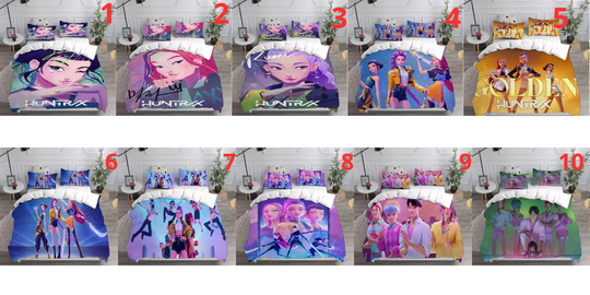 KPop Demon Hunters Bedding Sets