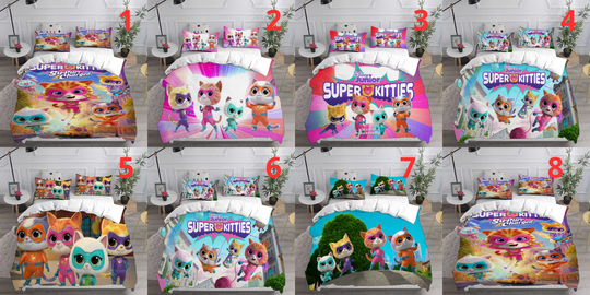 Super Kitties Bedding Set