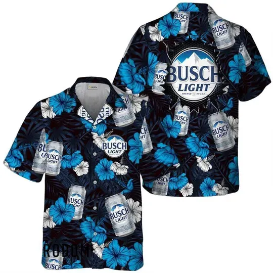 Discover Summer Aloha Floral Beer Hawaiian Shirt, Tropical Beer Shirt for Men & Women, Vintage Beer Aloha Shirt, Beer Lover Gift