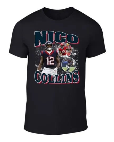 Discover Nico Collins Bootleg Style T-Shirt