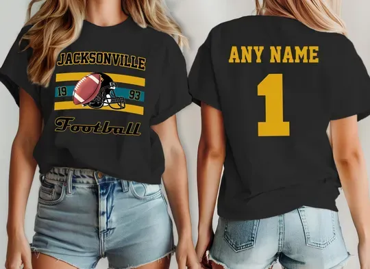 Jacksonville Football Team Jaguar Shirt, Custom Football Fan T-Shirt