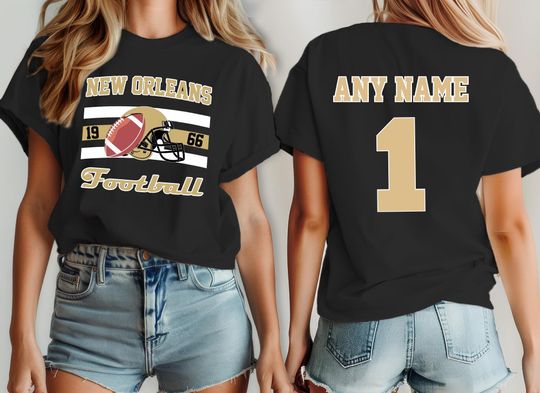 Discover New Orleans Football Team Saint Shirt, Custom Football Fan T-Shirt