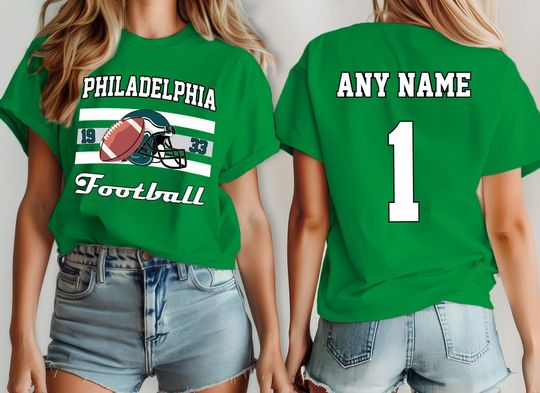 Discover Philadelphia Football Team Eagle Shirt, Custom Football Fan T-Shirt