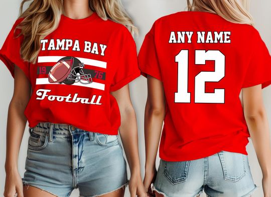 Discover Tampa Bay Football Team Buccaneer Shirt, Custom Football Fan T-Shirt