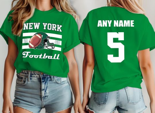 Discover New York Football Team Jets Shirt, Custom Football Fan T-Shirt