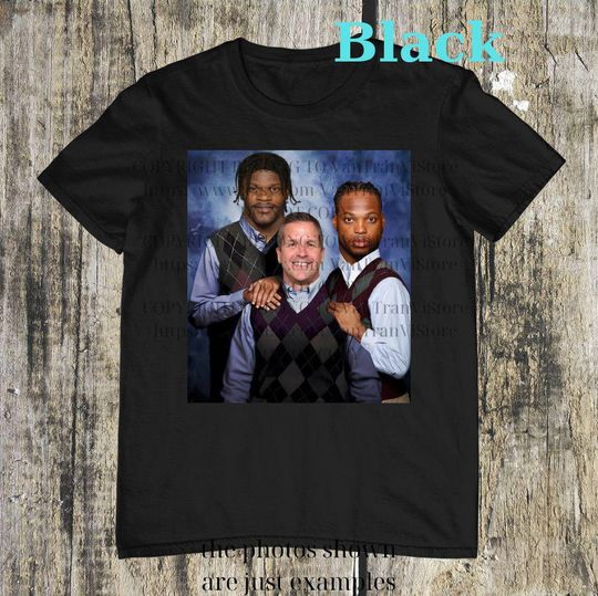 John Harbaugh Lamar Jackson Derrick Henry  Baltimore Football T-Shirt, Step Brothers Football Shirt, Baltimore Football Shirt, Funny Shirt